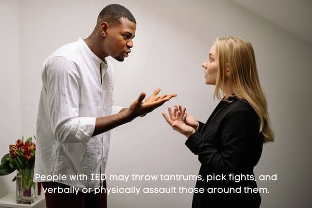 man and woman arguing