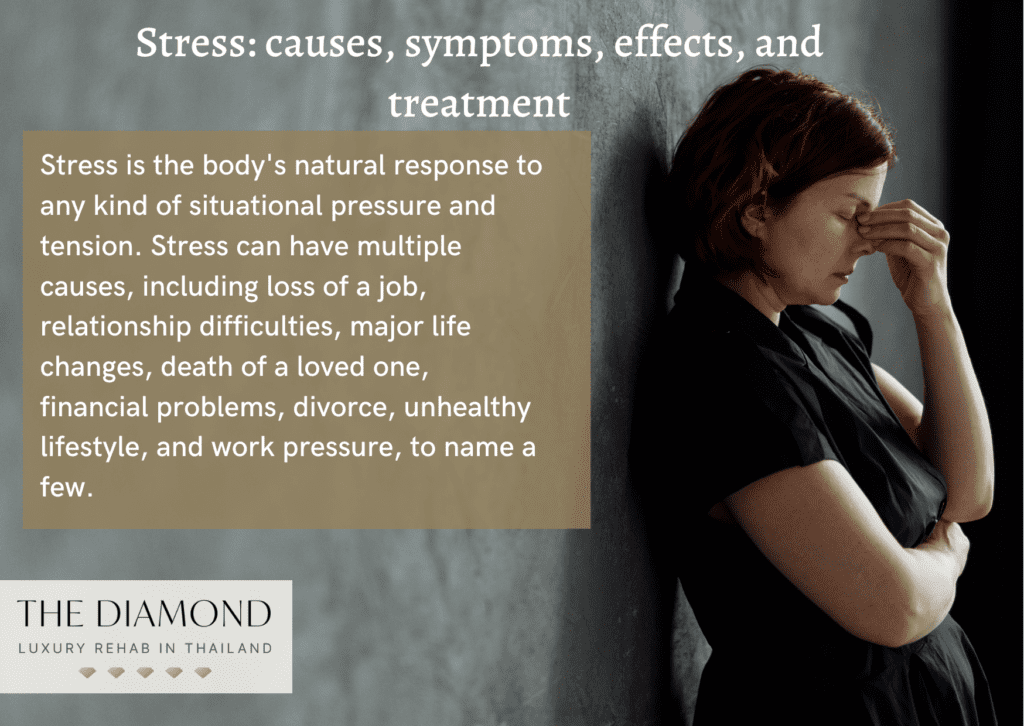 Stress - causes, symptoms, effects, and treatment
