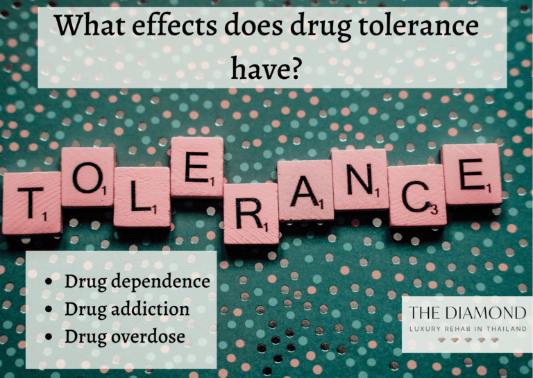 Drug Tolerance definition, causes and risks The Diamond Rehab Thailand
