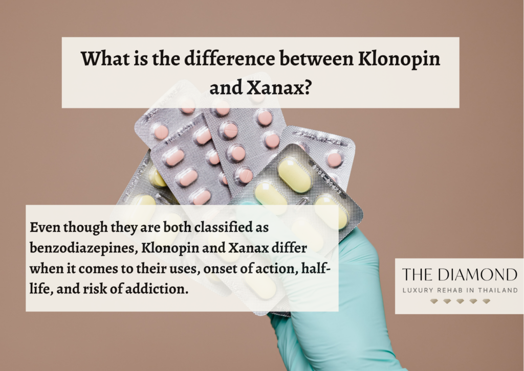 difference between Klonopin and Xanax