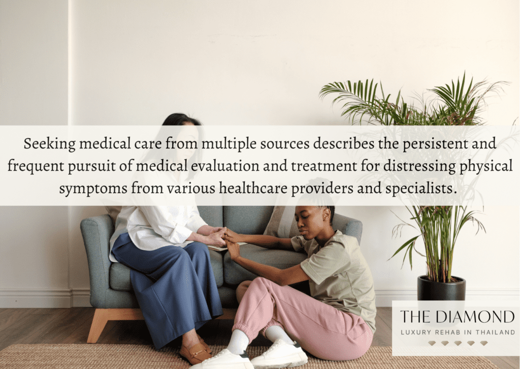 therapist holding patient's hand