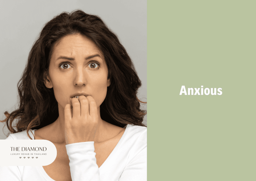 anxious woman
