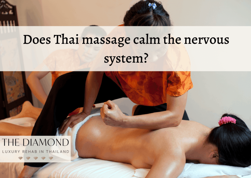 a woman's naked back getting massage