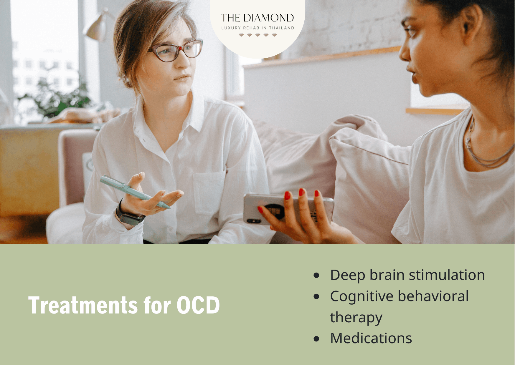 woman at OCD therapy