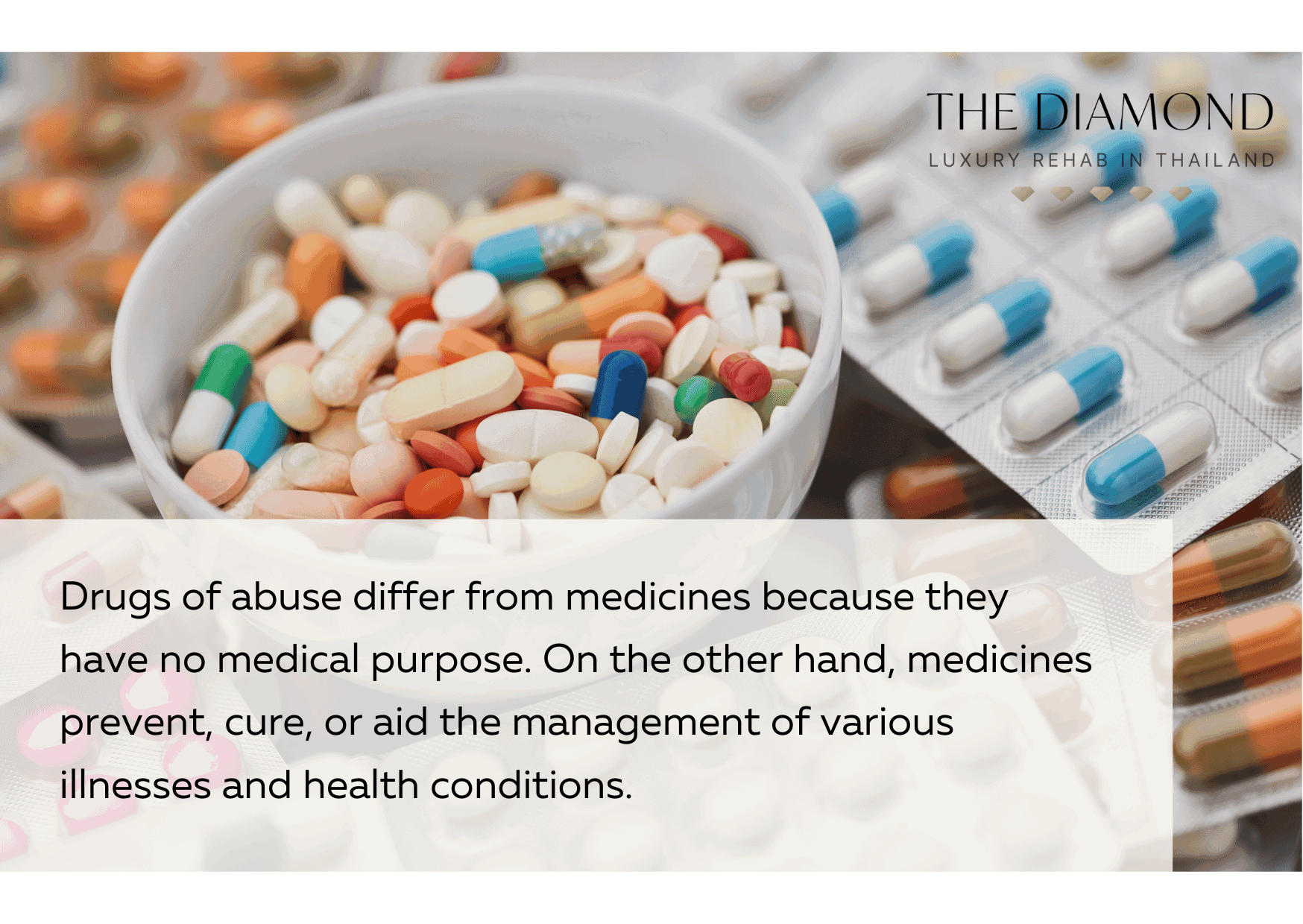 drugs of abuse differ from medicines