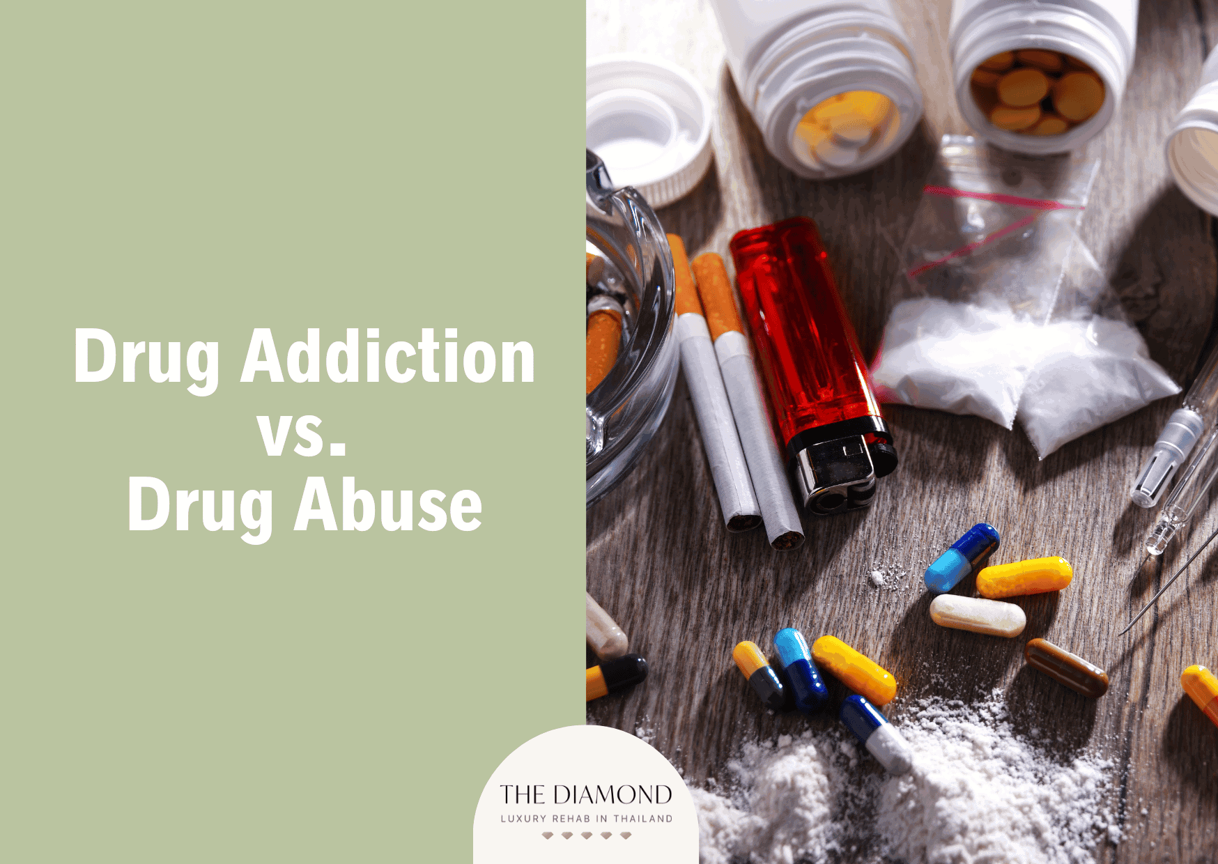Drug addiction vs. drug abuse