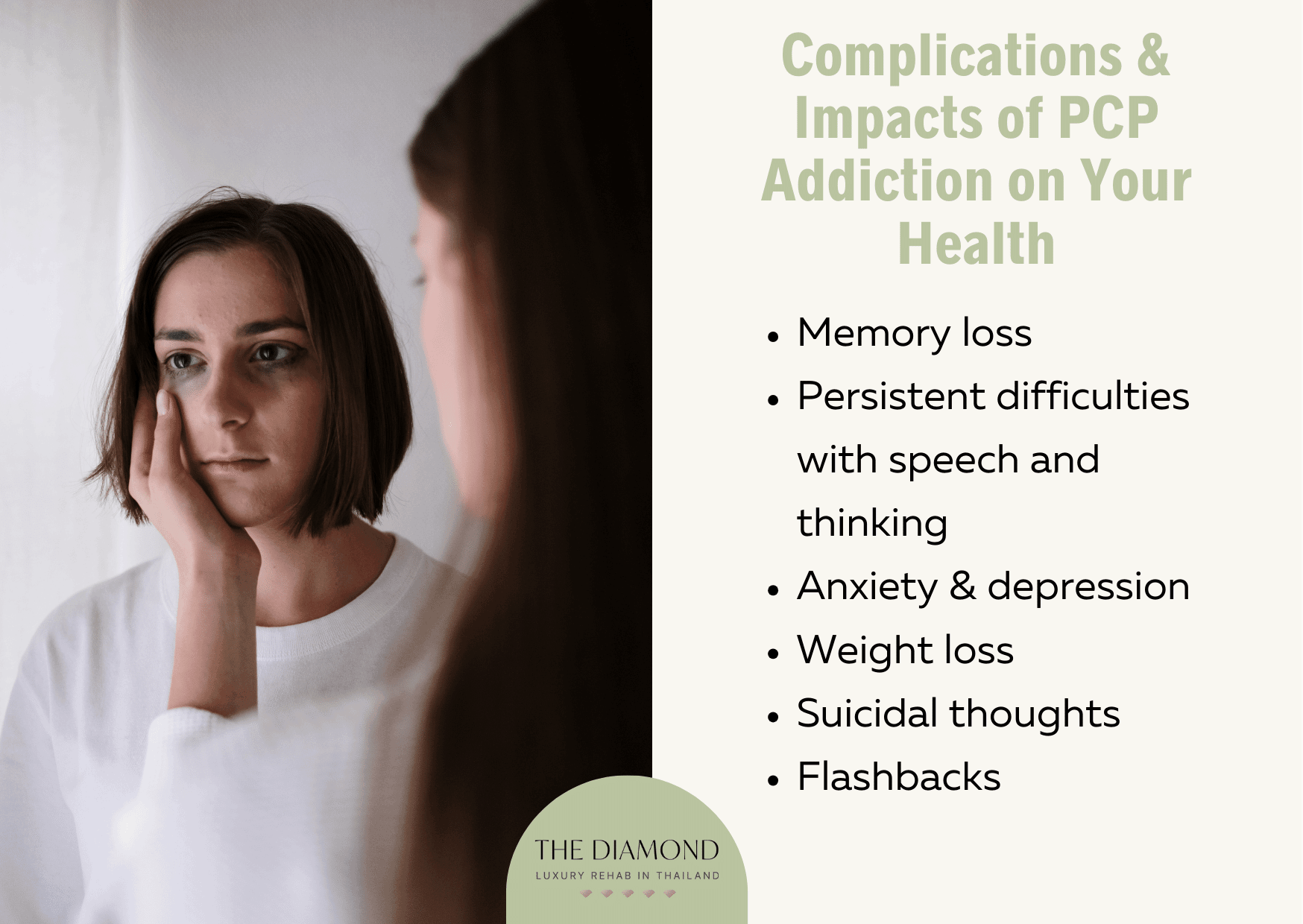 complications and impacts of PCP addiction on your health