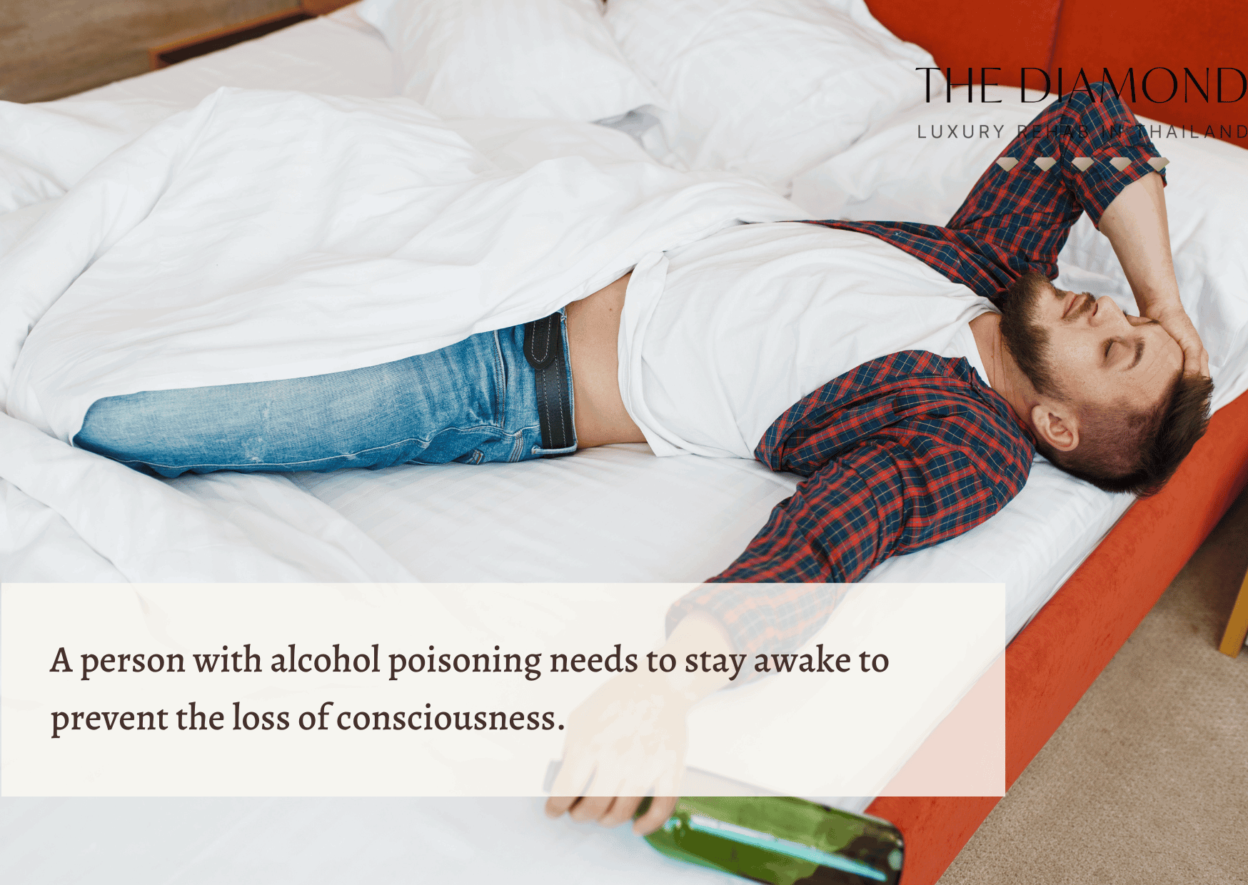 person with alcohol poisoning