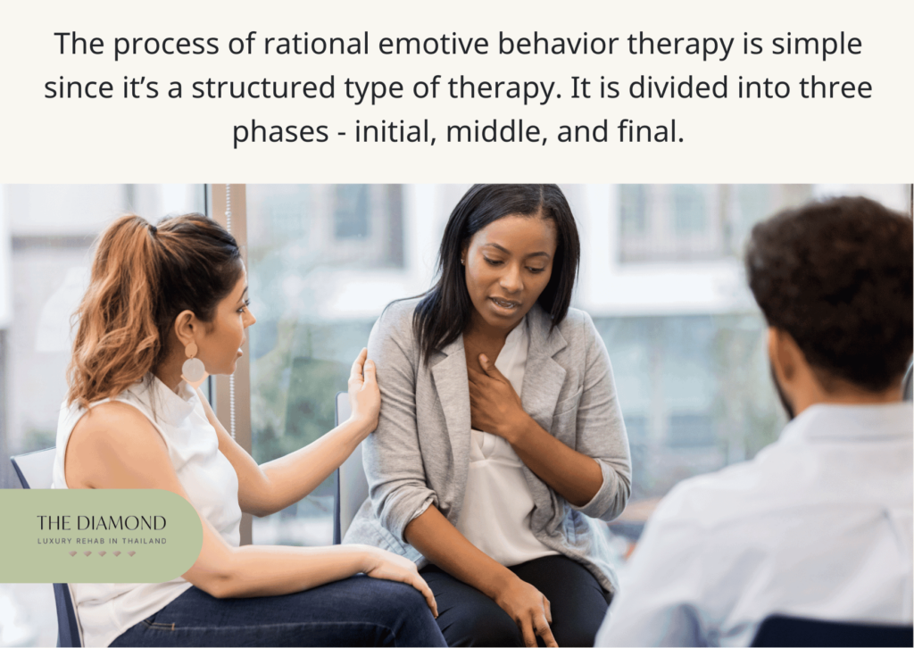 process of Rational emotive behavior therapy