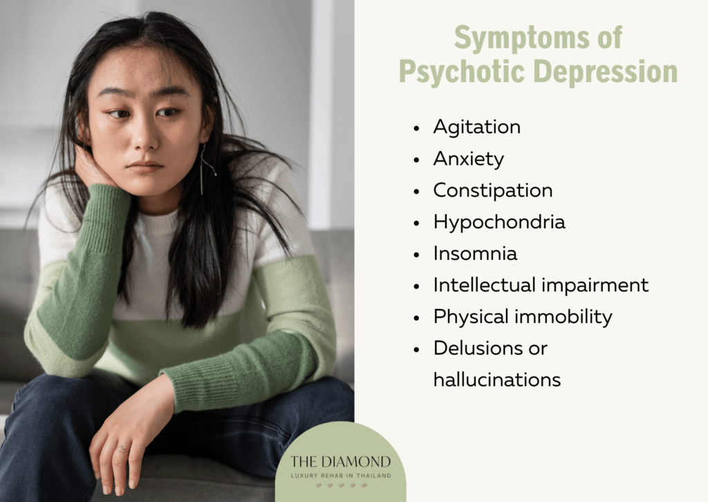 a girl with psychotic depression symptoms