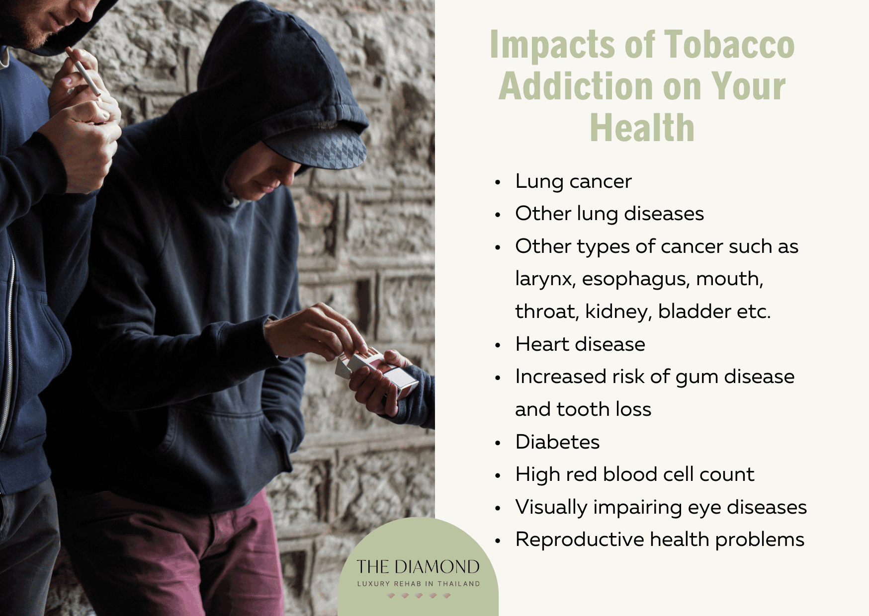 impacts of tobacco addiction on health