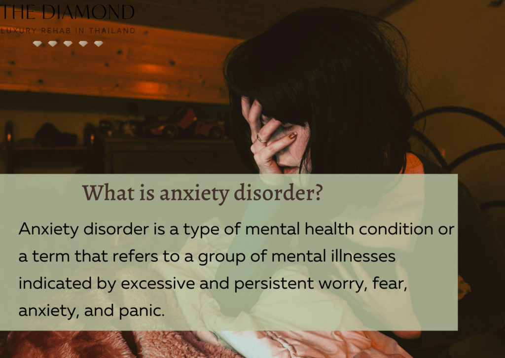 a woman with anxiety disorder