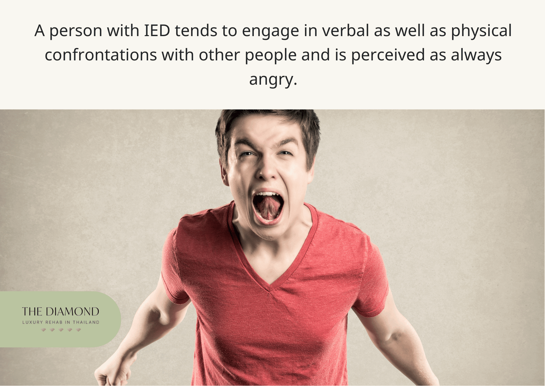 Why should you avoid Intermittent explosive disorder