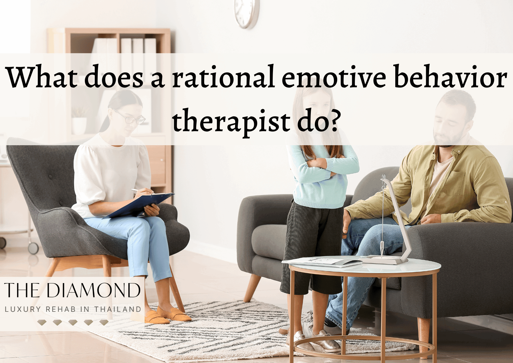 What does a rational emotive behavior therapist do