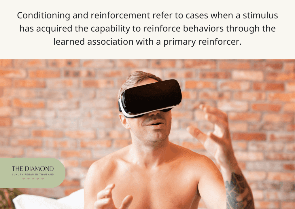 man in a bed with VR goggles