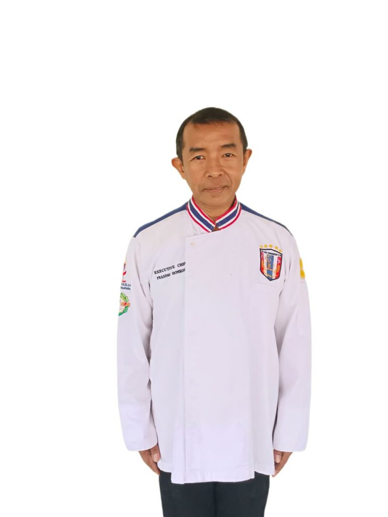 Prasong Homkong Gourmet Chef at The Diamond Rehab Thailand