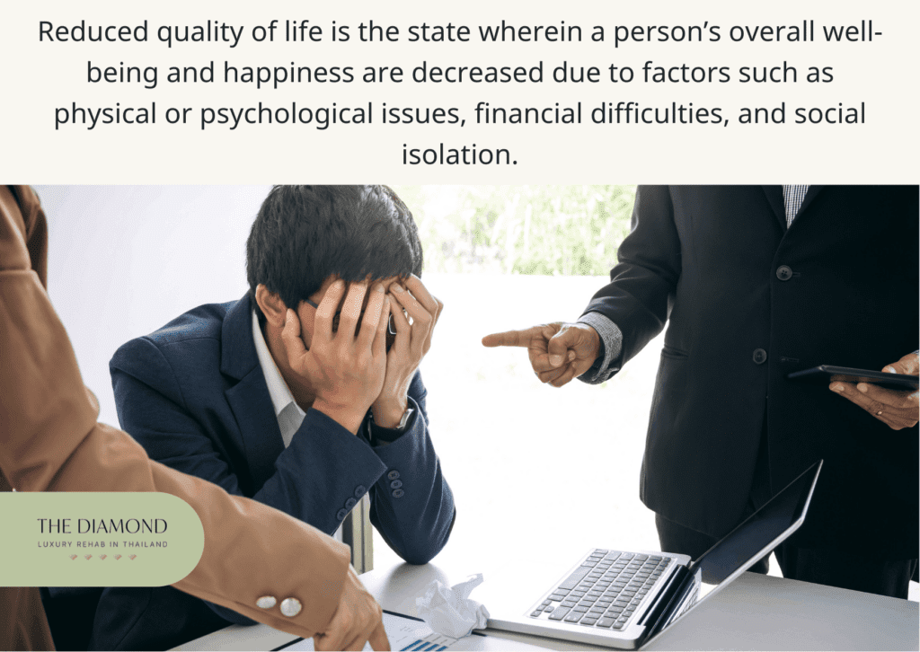 A frustrated person in office.