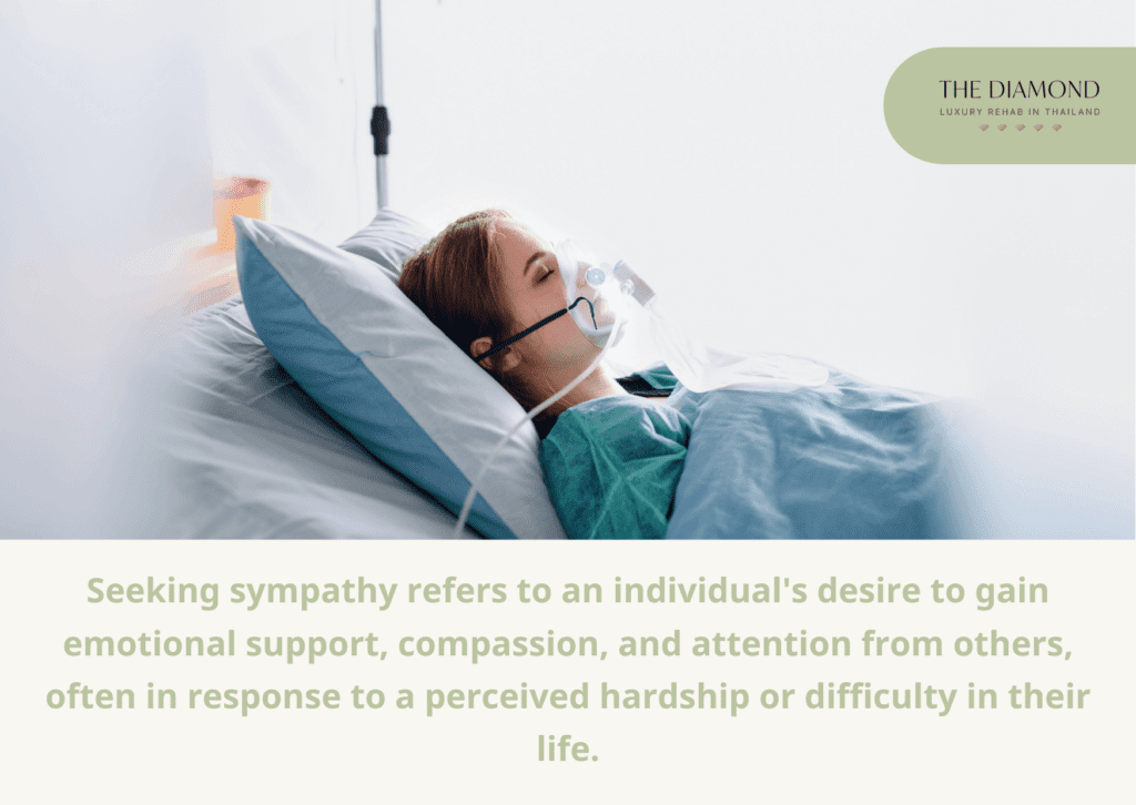 sick woman on life support