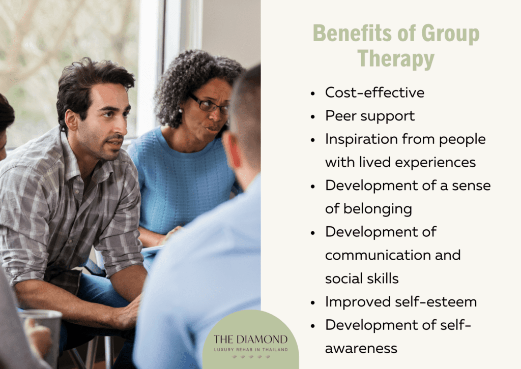 Individual vs group therapy definitions and differences The Diamond