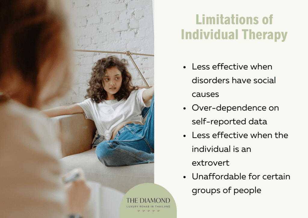 A girl going through individual therapy session.