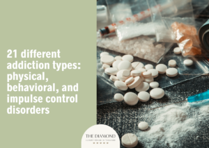 21 different addiction types physical, behavioral, and impulse control disorders