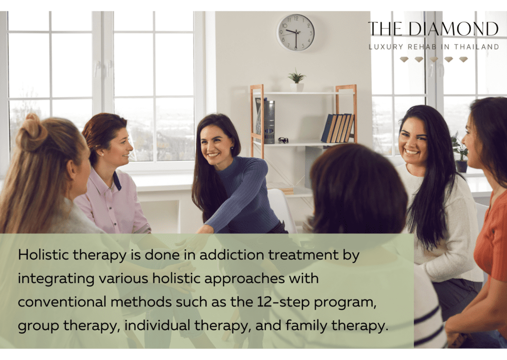 Group of women at group therapy.