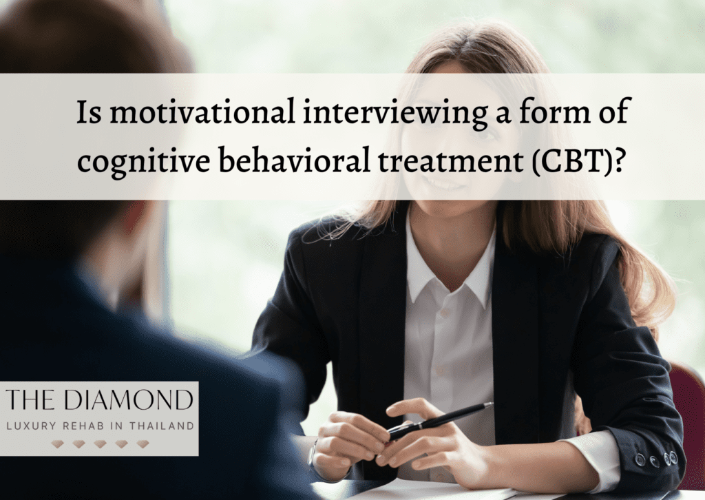 A woman and a man going through MI's session.