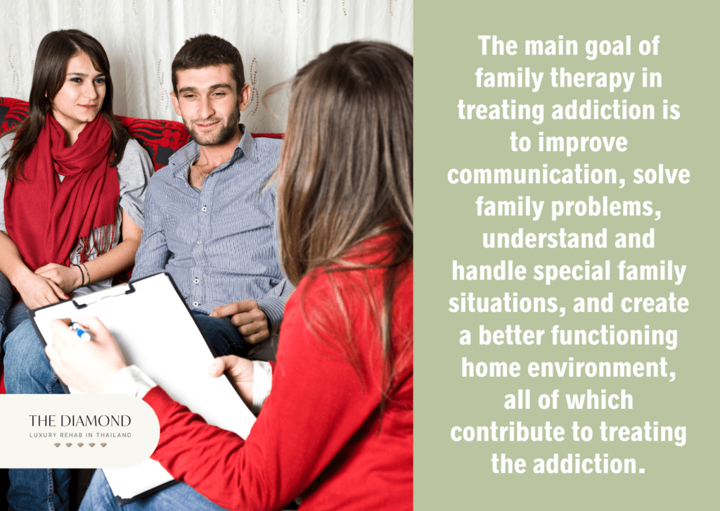 A couple going through family therapy session.