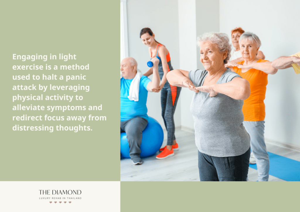 Group of women and man exercising