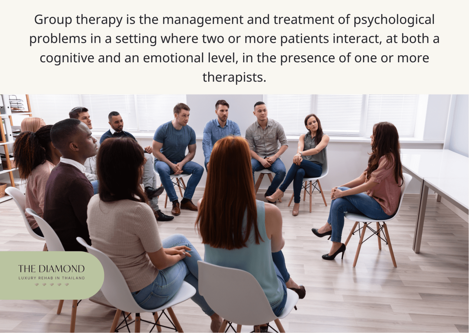 Types of therapy - The Diamond Rehab Thailand