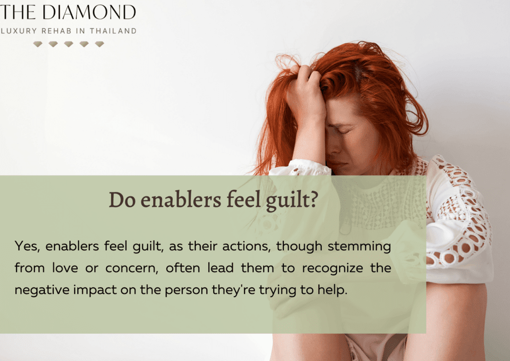 A woman feeling guilt.