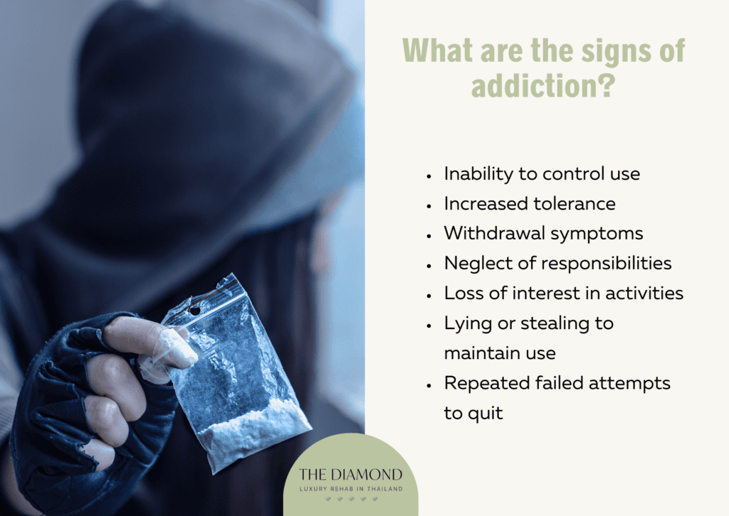 A woman holding a packet of cocaine.
