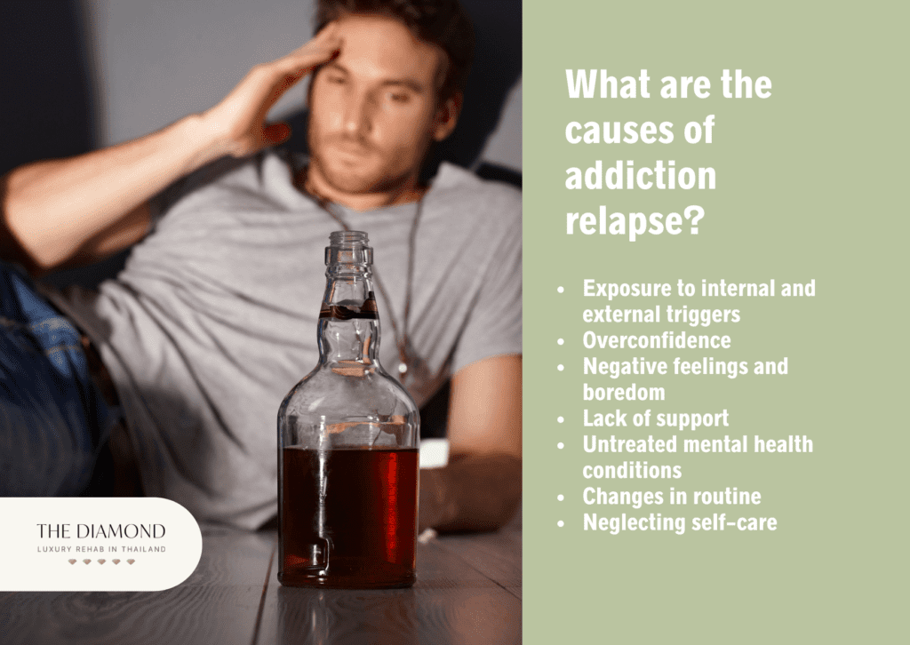 A man sitting with one hand on head and the alcohol bottle in front of him.