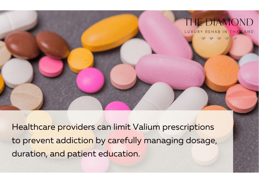 A picture showing valium pills.