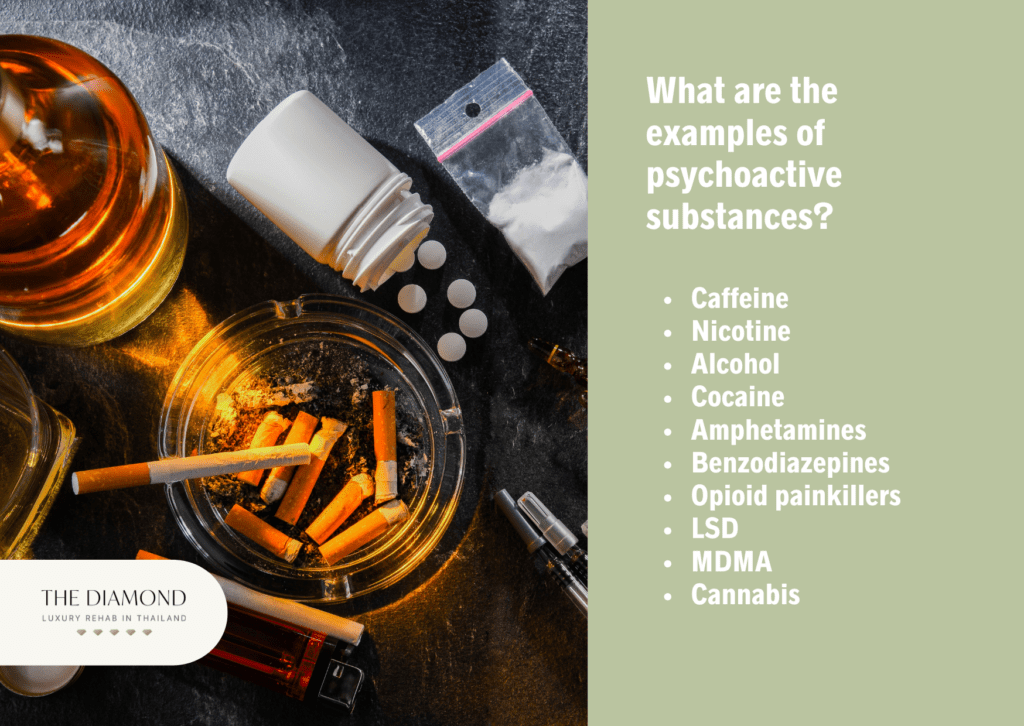 A picture showing psychoactive substances