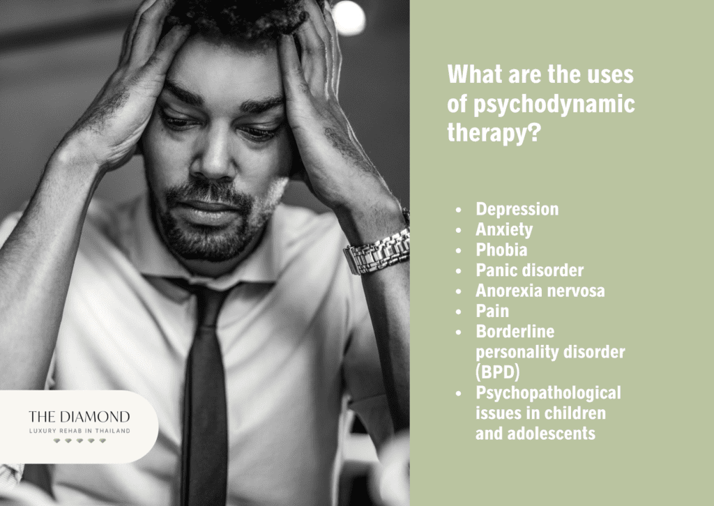 A man in anxiety.