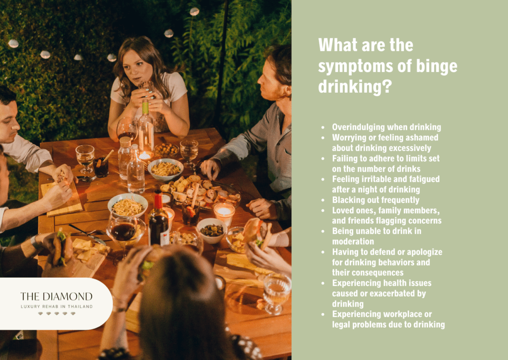 A group of men and women drinking vodka and wine.