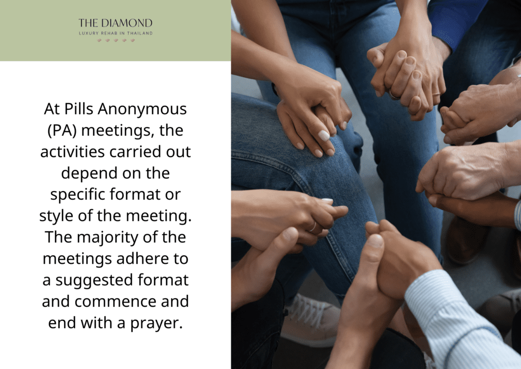 Men and women at PA meeting.