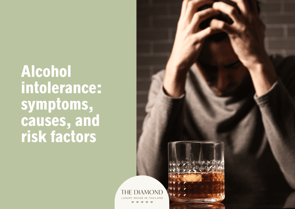Alcohol intolerance: symptoms, causes, and risk factors