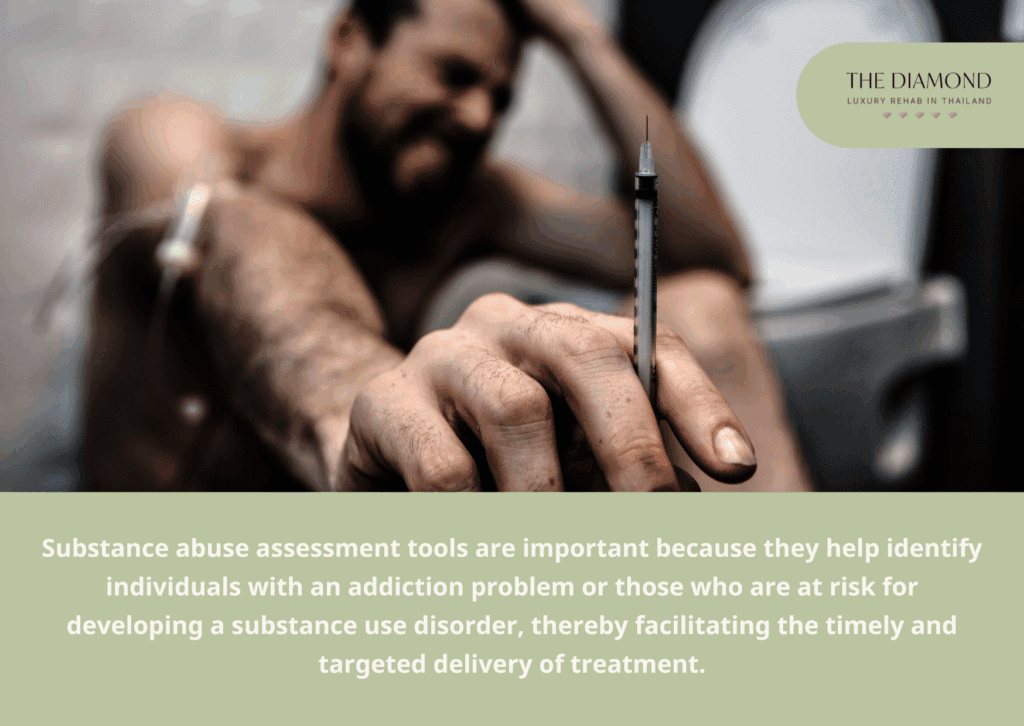 A man with drugs injection in his hand.