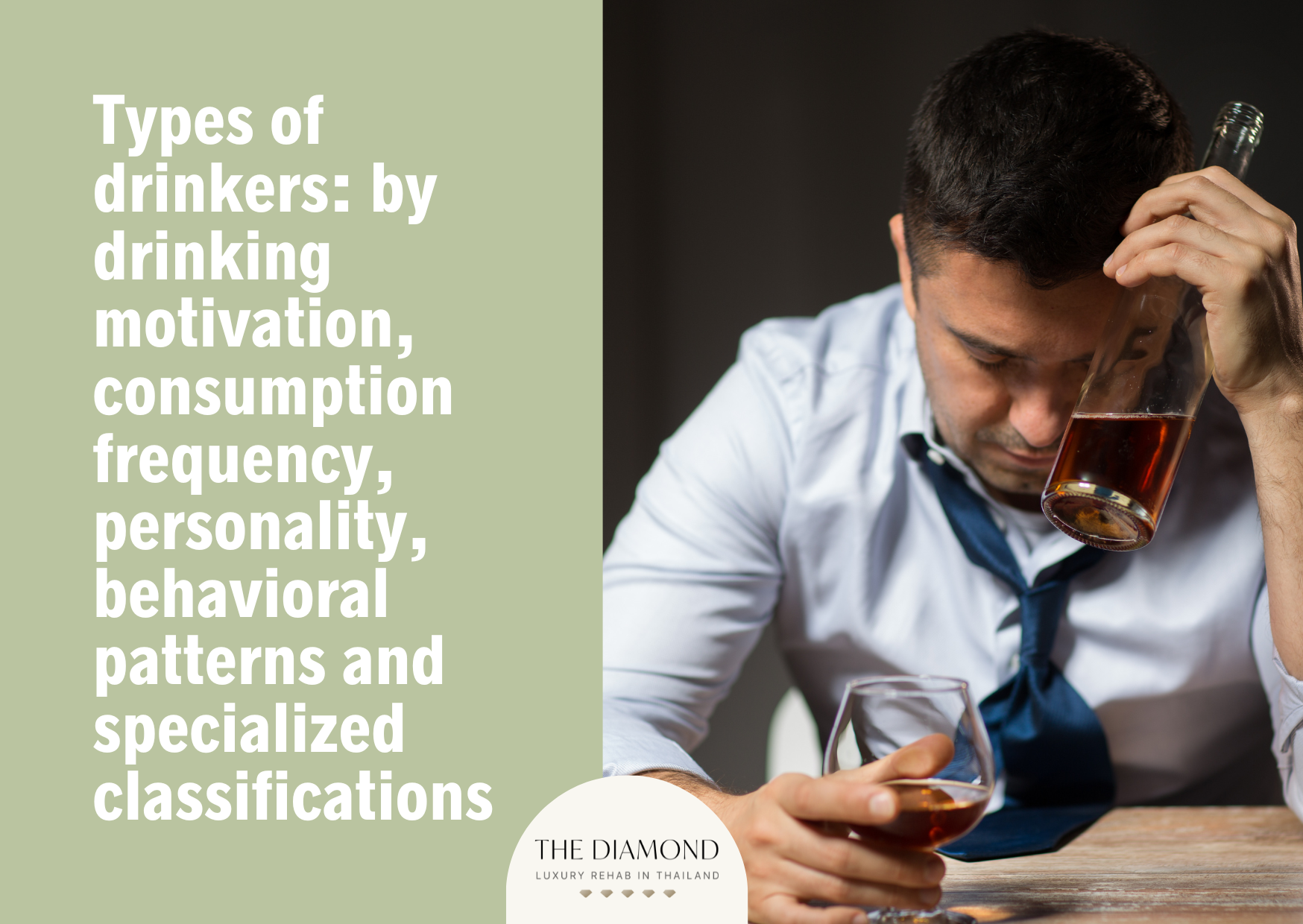Types of drinkers: by drinking motivation, consumption frequency, personality, behavioral patterns and specialized classifications
