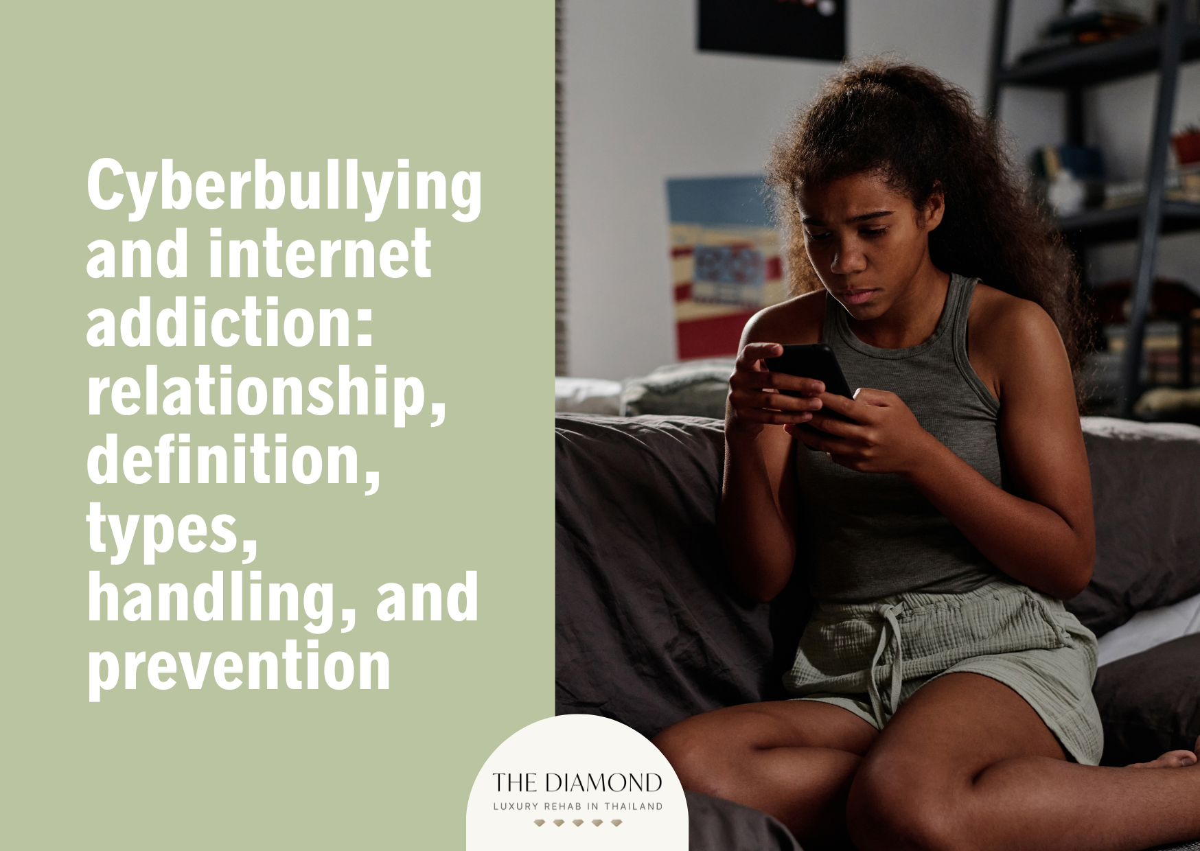 Cyberbullying and internet addiction: relationship, definition, types, handling, and prevention