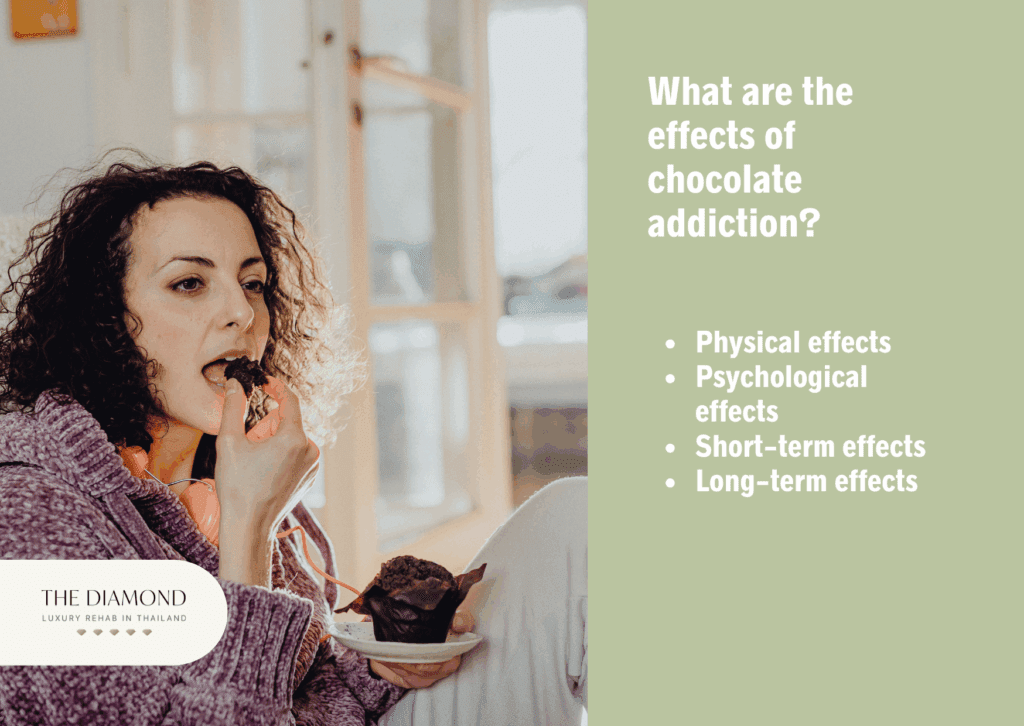 A young female eating chocolate.