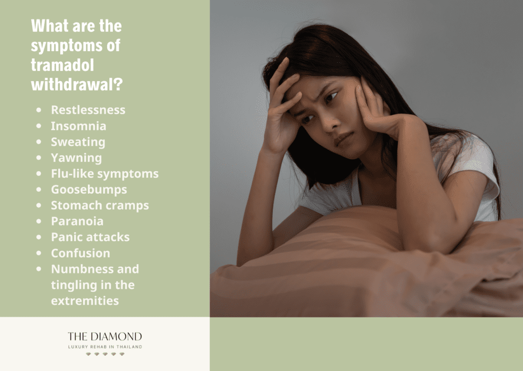 A woman feeling restlessness.