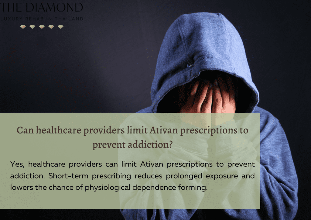 A young male in blue hoodie with hands on face having Ativan addiction.