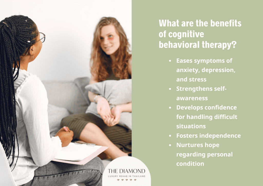 A CBT therapist with a girl.