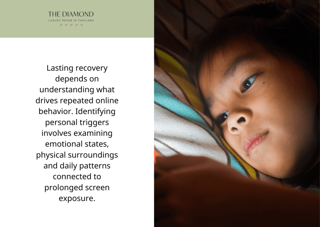 A child at night using phone while sleeping.