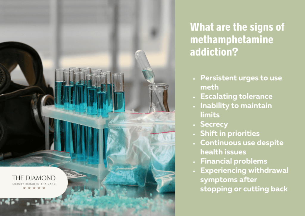 An illustrative picture showing signs of methamphetamine addiction.